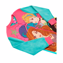 Disney Princess Girls Character Sleepsuit - 3-4 Years, Pink/Blue