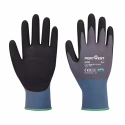 Portwest Unisex Adult AP65 NPR Pro Nitrile Gloves - XS, Black/Grey