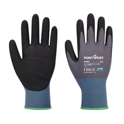 Portwest Unisex Adult AP65 NPR Pro Nitrile Gloves - XS, Black/Grey
