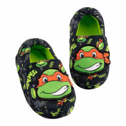 Teenage Mutant Ninja Turtles Childrens/Kids Raphael Slippers - 11 UK Child, Black/Green