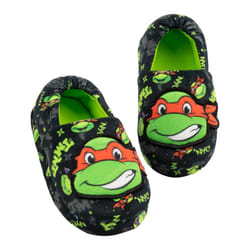 Teenage Mutant Ninja Turtles Childrens/Kids Raphael Slippers - 11 UK Child, Black/Green