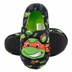 Teenage Mutant Ninja Turtles Childrens/Kids Raphael Slippers - 11 UK Child, Black/Green