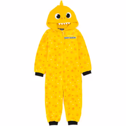 Baby Shark Childrens/Kids 3D Fins Sleepsuit - 12-18 Months, Yellow