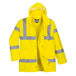 Portwest Mens RT60 Hi-Vis Traffic Jacket - S, Yellow