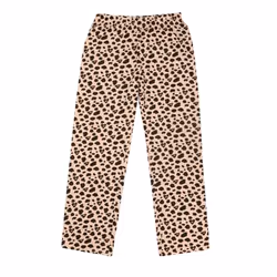 Barbie Womens/Ladies Animal Print Pyjama Set - L, White/Brown