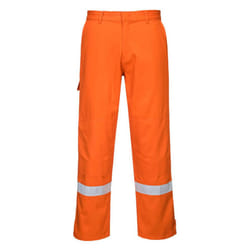 Portwest Mens Bizflame Plus Work Trousers - XL R, Orange