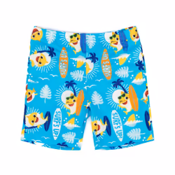Baby Shark Boys Surfs Up! Two-Piece Swimsuit - 5-6 Years, Blue/Yellow
