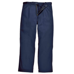 Portwest Mens Bizweld Work Trousers - L R, Navy