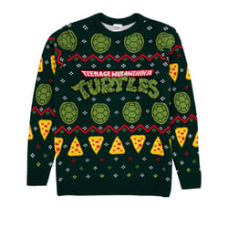 Teenage Mutant Ninja Turtles Unisex Adult Knitted Jumper - S, Green
