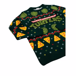 Teenage Mutant Ninja Turtles Unisex Adult Knitted Jumper - S, Green