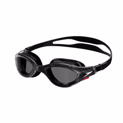 Speedo Mens Biofuse Swimming Goggles - One Size, Black/White/Smoke
