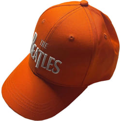 The Beatles Unisex Adult Drop T Logo Baseball Cap - One Size, Orange