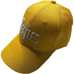 The Beatles Unisex Adult Drop T Logo Baseball Cap - One Size, Yellow