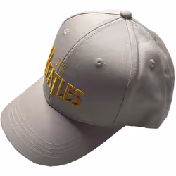 The Beatles Unisex Adult Drop T Logo Baseball Cap - One Size, Grey