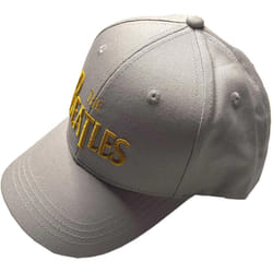 The Beatles Unisex Adult Drop T Logo Baseball Cap - One Size, Grey
