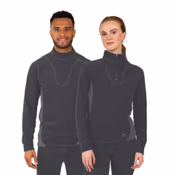 Trespass Unisex Thriller Thermal Top And Bottom Set - 3XL, Cement