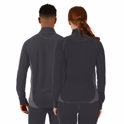 Trespass Unisex Thriller Thermal Top And Bottom Set - 3XL, Cement