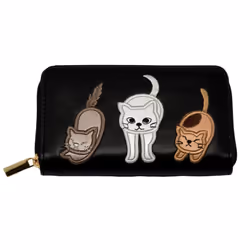 Forest Womens/Ladies Cat Purse - One Size, Black