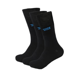 Duke Mens Harold Kingsize Socks (Pack of 3) - 11 UK-13 UK, Black