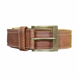 Duke Mens Dylan D555 Leather Belt - 42in x 3.8cm, Tan