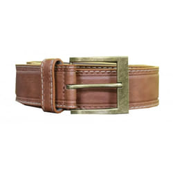 Duke Mens Dylan D555 Leather Belt - 42in x 3.8cm, Tan