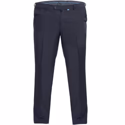 Duke Mens Max Adjustable Waist Kingsize Trousers - 48L, Navy