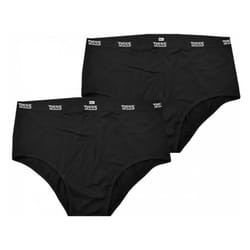 Duke Mens Thompson D555 Y Front Briefs (Pack of 2) - S, Black