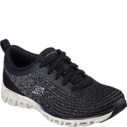 Skechers Womens/Ladies Glide-Step Head Start Trainers - 6 UK, Black