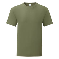 Fruit of the Loom Mens Iconic T-Shirt - 3XL, Olive