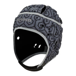 Rhino Unisex Adult Rugby Headguard - S, Black/Grey