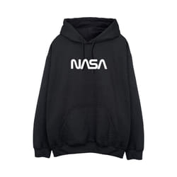 NASA Mens Modern Logo Hoodie - S, Black