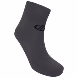Dare 2B Unisex Adult Essentials Ankle Socks (Pack of 2) - 3 UK-5 UK, Ebony Grey