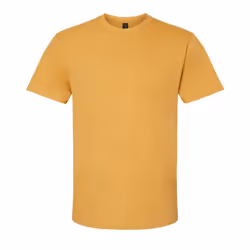 Gildan Unisex Adult Softstyle Midweight T-Shirt - S, Mustard