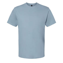 Gildan Unisex Adult Softstyle Midweight T-Shirt - L, Stone Blue