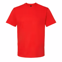 Gildan Unisex Adult Softstyle Midweight T-Shirt - S, Red