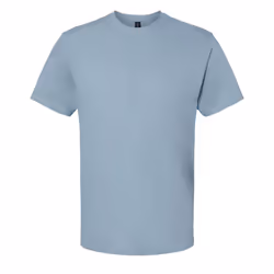 Gildan Unisex Adult Softstyle Midweight T-Shirt - S, Stone Blue