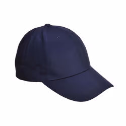 Portwest 6 Panel Baseball Cap - One Size, Navy
