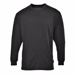 Portwest Mens Thermal Base Layer Top - L, Black