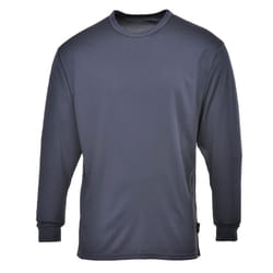 Portwest Mens Thermal Base Layer Top - XXL, Charcoal