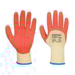 Portwest Unisex Adult A105 Xtra Grip Gloves - L, Yellow/Orange