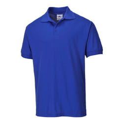 Portwest Mens Naples Polo Shirt - L, Royal Blue
