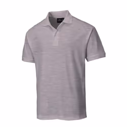 Portwest Mens Naples Polo Shirt - L, Heather Grey