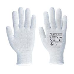 Portwest Unisex Adult Anti-Static Safety Gloves - XS, Grey