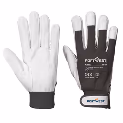 Portwest A250 - Tergsus Goat Leather Gloves - XXL, Black