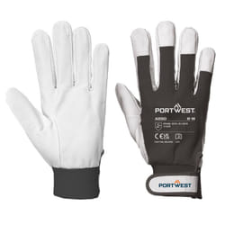 Portwest A250 - Tergsus Goat Leather Gloves - XXL, Black