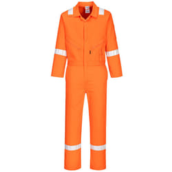 Portwest Mens Iona Cotton Wear to Work Overalls - L, Orange