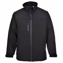 Portwest Mens Soft Shell Jacket - 5XL, Black