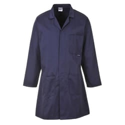 Portwest Mens Lab Coat - XS, Navy