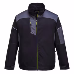 Portwest Mens PW3 Work Work Jacket - 3XL, Black/Zoom Grey