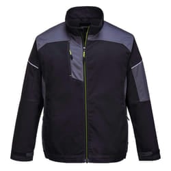 Portwest Mens PW3 Work Work Jacket - 3XL, Black/Zoom Grey